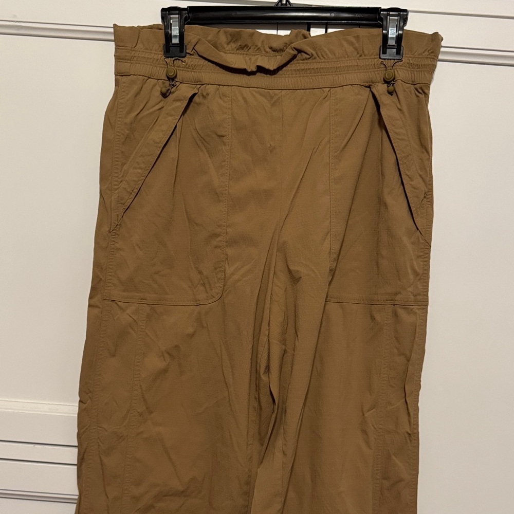 Athleta Tan Track Pants